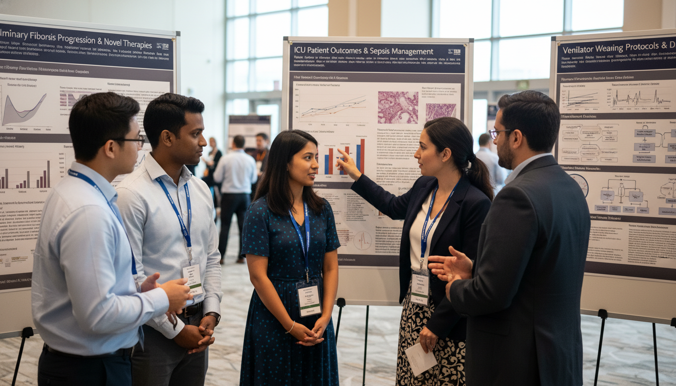 Pulmonary and Critical Care Fellows and Residents Presenting ICU Research Posters Pulmonary and Critical Care Fellows and Residents Presenting ICU Research Posters - non-US citizen IMG for Research During Re