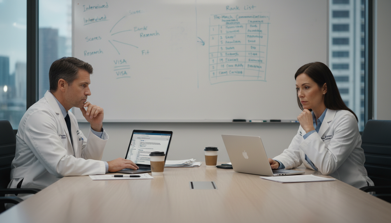 Radiation oncology faculty reviewing residency applicant emails and rank list Radiation oncology faculty reviewing residency applicant emails and rank list - non-US citizen IMG for Pre-Match Communicatio