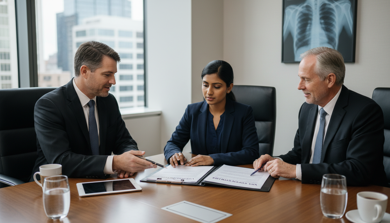 Fellow radiologist in job interview with discussion about visa sponsorship - non-US citizen IMG for Job Search Timing for Non