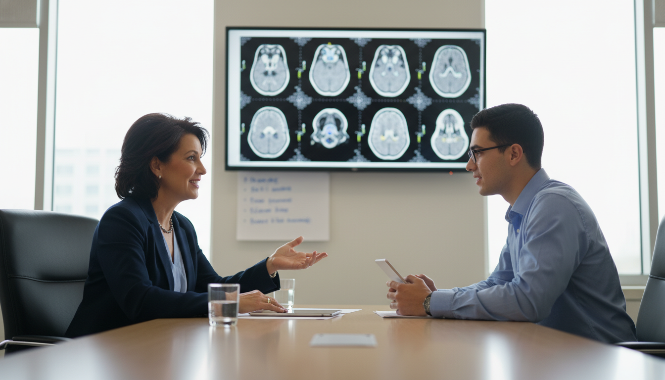 Diagnostic radiology program director meeting with international resident Diagnostic radiology program director meeting with international resident - non-US citizen IMG for Resident Turnover Warning