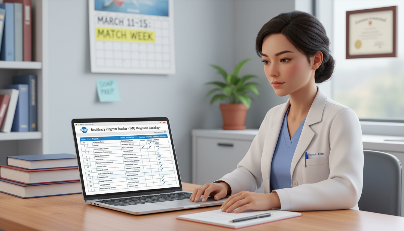 Non-US Citizen IMG organizing SOAP strategy for radiology and prelim options - non-US citizen IMG for SOAP Preparation for No