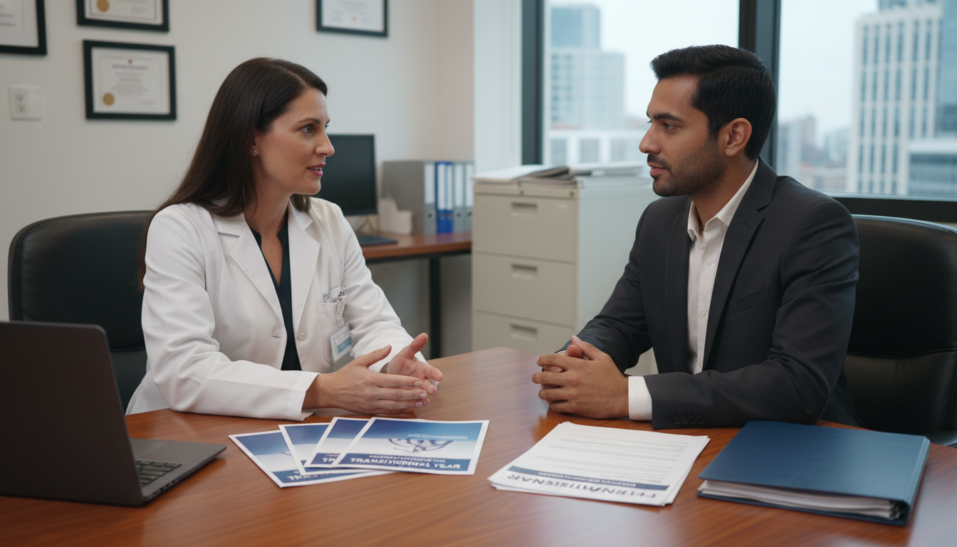 Residency program director discussing H-1B sponsorship with an IMG applicant Residency program director discussing H-1B sponsorship with an IMG applicant - non-US citizen IMG for H-1B Sponsorship Progra