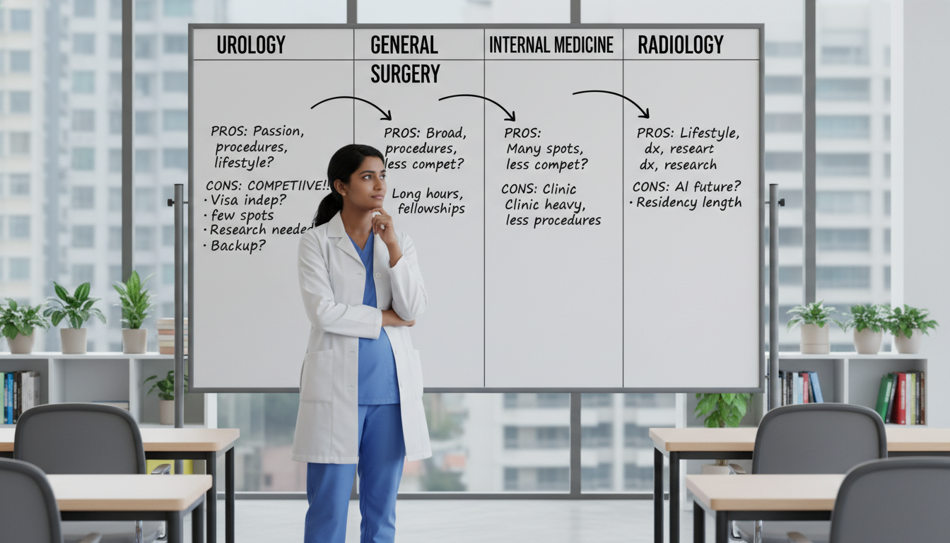 Non-US IMG comparing urology and backup specialties Non-US IMG comparing urology and backup specialties - non-US citizen IMG for Backup Specialty Planning for Non-US Citizen IMG