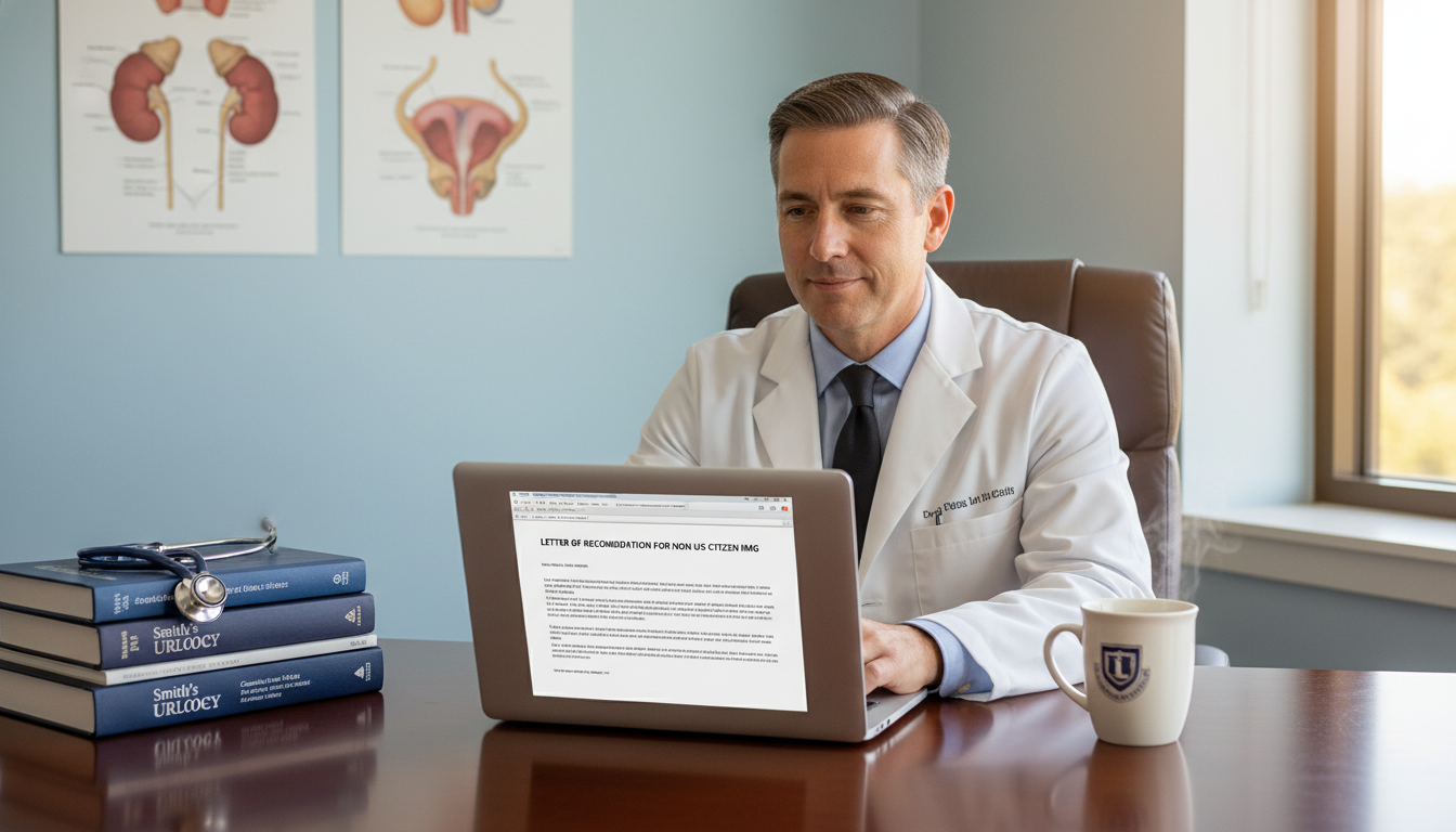 Urology faculty writing a recommendation letter for an IMG applicant Urology faculty writing a recommendation letter for an IMG applicant - non-US citizen IMG for Letters of Recommendation for N