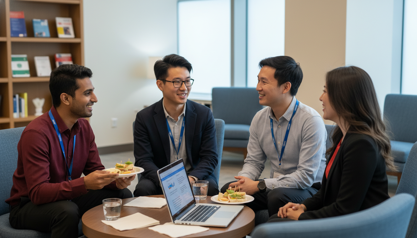 Urology residents and IMG applicant at pre-interview social - non-US citizen IMG for Questions to Ask Programs for Non-US Cit