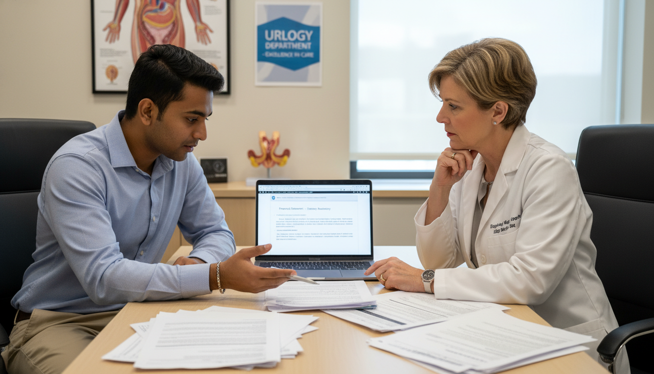 International medical graduate discussing residency application strategy with a mentor International medical graduate discussing residency application strategy with a mentor - non-US citizen IMG for Addressing Re