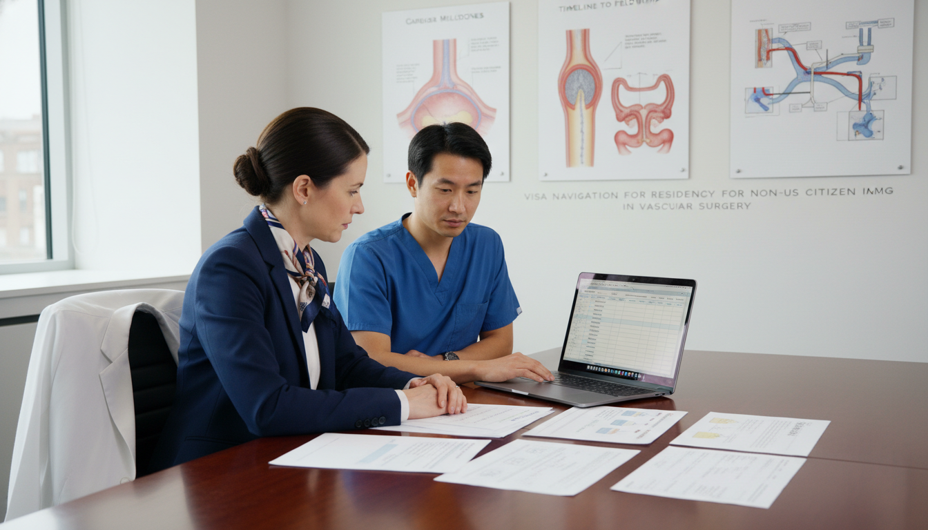 Vascular surgery faculty mentoring an IMG resident about visa planning Vascular surgery faculty mentoring an IMG resident about visa planning - non-US citizen IMG for Visa Navigation for Residency