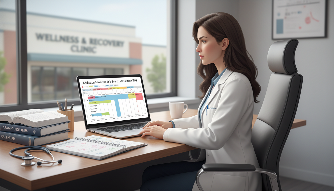 Essential Job Search Timeline for US Citizen IMGs in Addiction Medicine