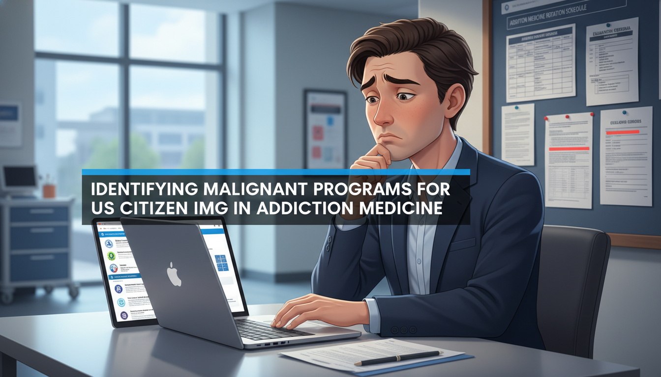 Identifying Malignant Residency Programs: A Guide for US Citizen IMGs