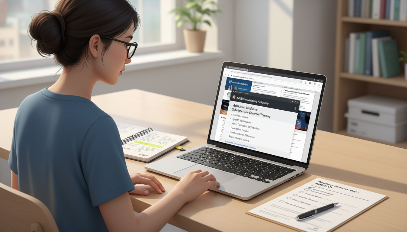 Residency applicant researching addiction medicine-focused residency programs - US citizen IMG for Pre-Interview Preparation