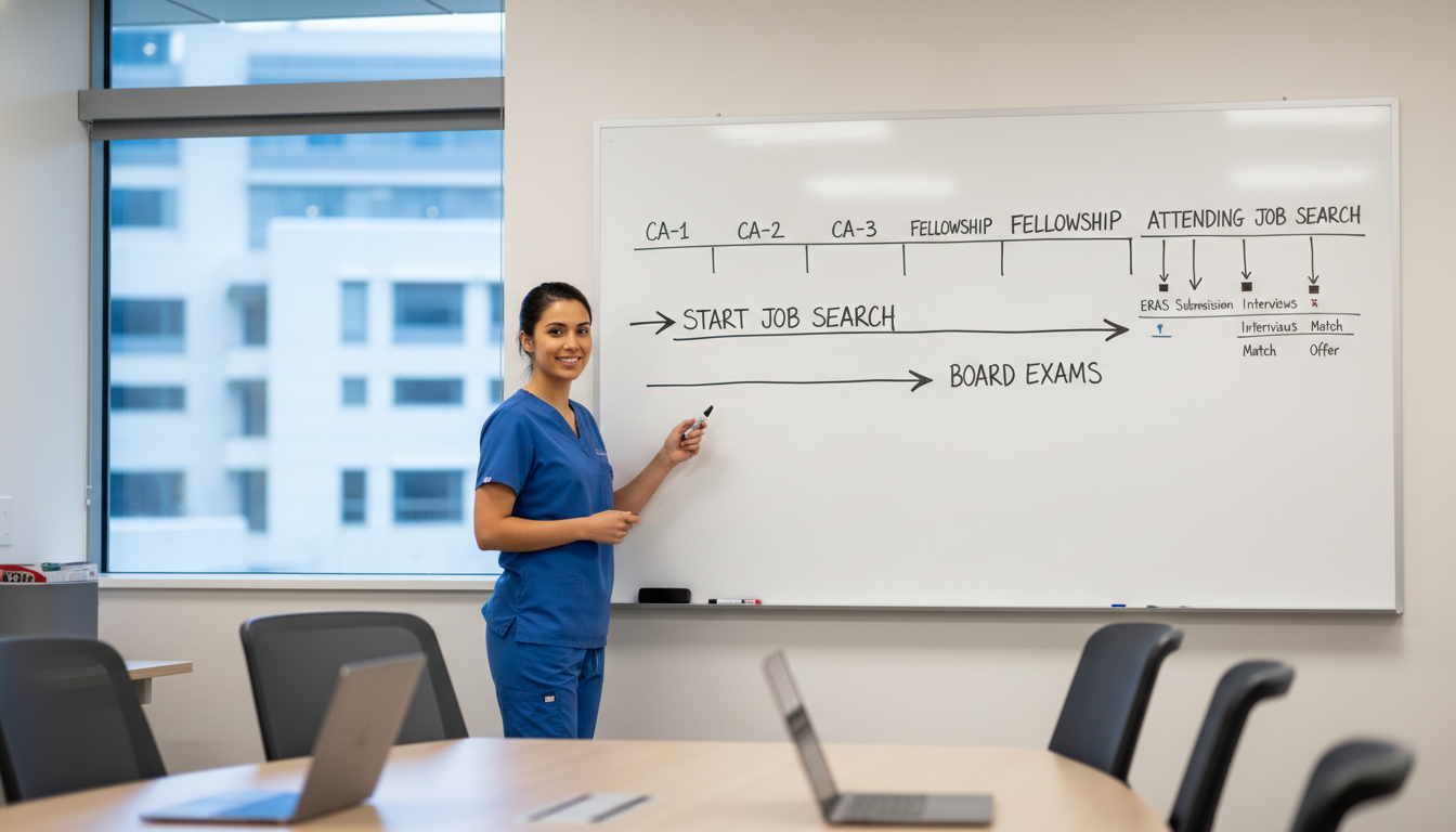 Anesthesiology Resident Mapping Out Career Timeline - US citizen IMG for Job Search Timing for US Citizen IMG in Anesthesiolo
