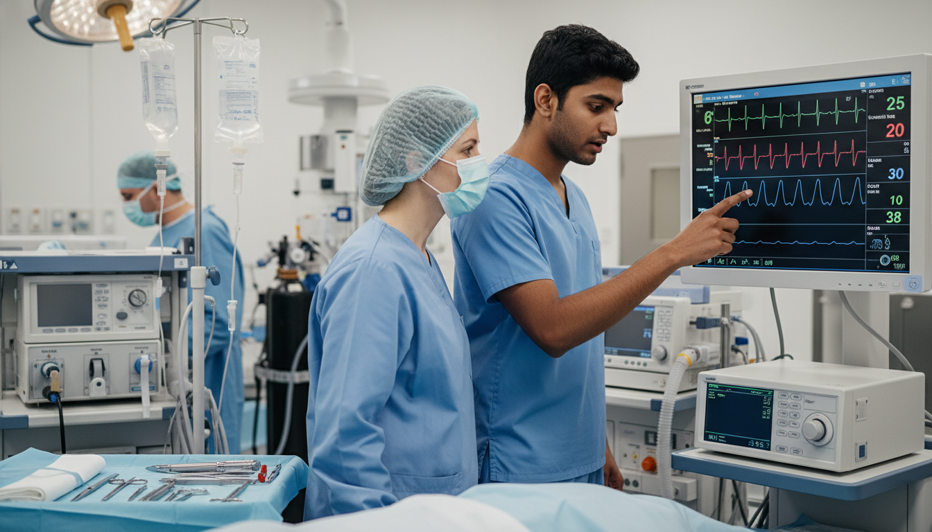 US citizen IMG working with anesthesiology attending in operating room US citizen IMG working with anesthesiology attending in operating room - US citizen IMG for Letters of Recommendation for US