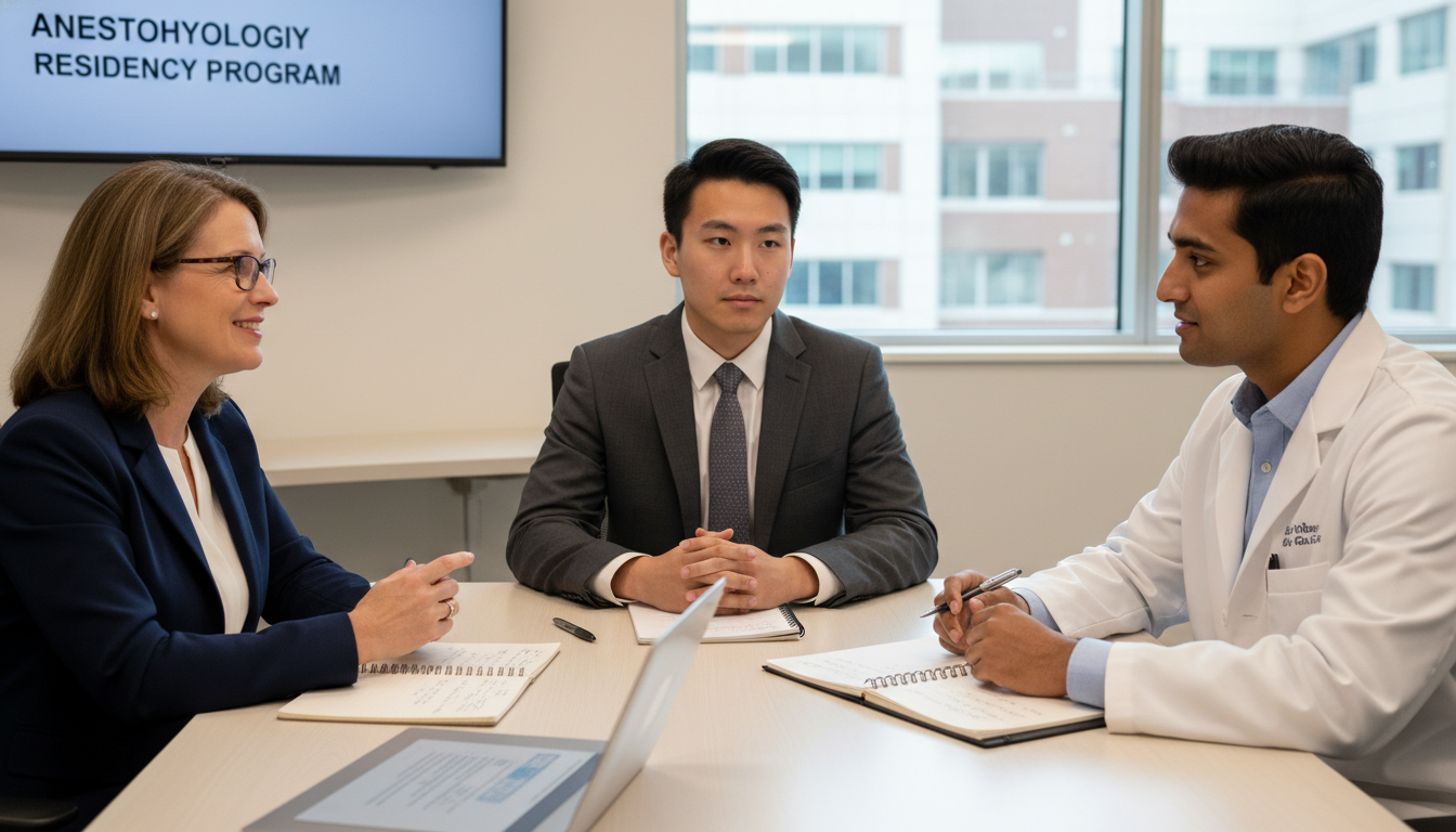 Residency interview with an anesthesiology program director and US citizen IMG applicant Residency interview with an anesthesiology program director and US citizen IMG applicant - US citizen IMG for Step Score Stra