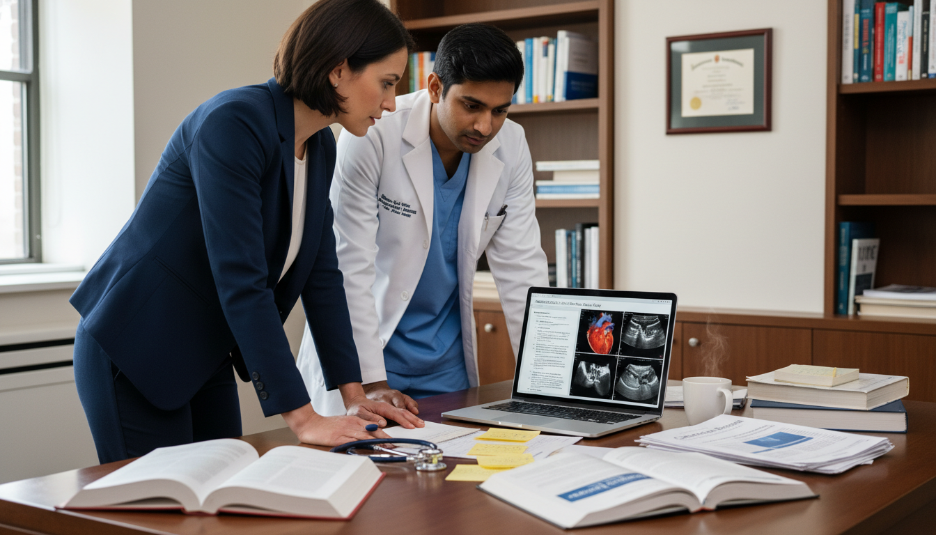 Resident meeting with cardiology research mentor to plan study Resident meeting with cardiology research mentor to plan study - US citizen IMG for Research During Residency for US Citizen