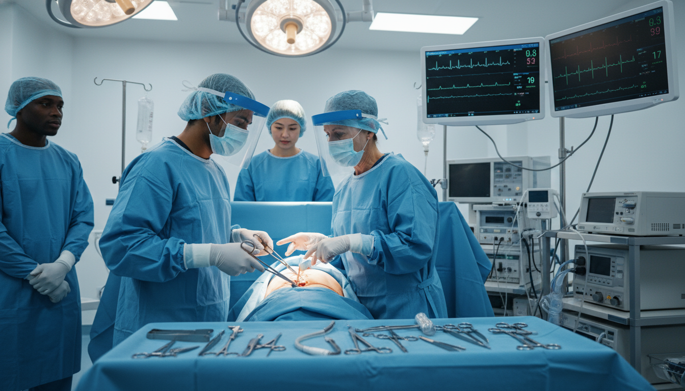 Medical student scrubbed in and assisting in cardiothoracic operating room Medical student scrubbed in and assisting in cardiothoracic operating room - US citizen IMG for Away Rotation Strategy for US