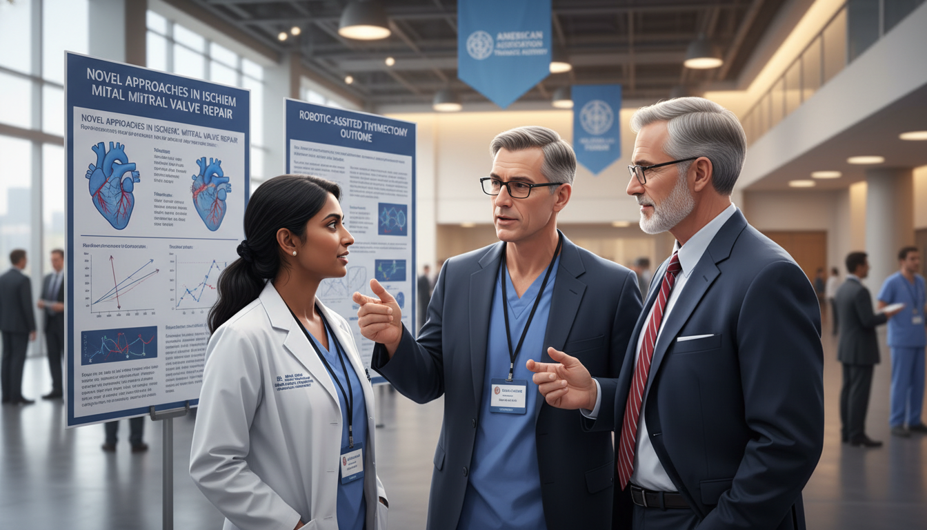 Cardiothoracic surgery fellow networking at a professional conference Cardiothoracic surgery fellow networking at a professional conference - US citizen IMG for Job Search Timing for US Citizen I