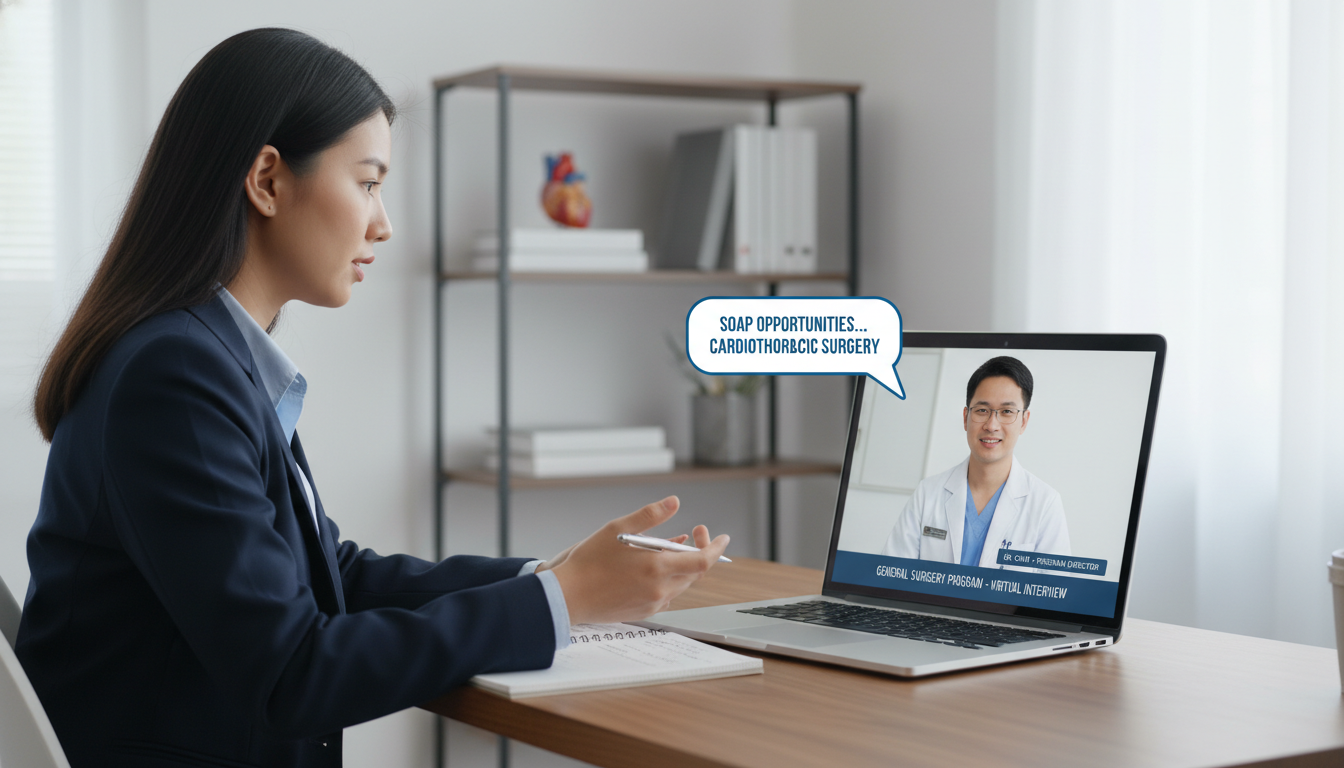 US citizen IMG in a virtual SOAP interview with a surgical program director - US citizen IMG for SOAP Preparation for US Citi