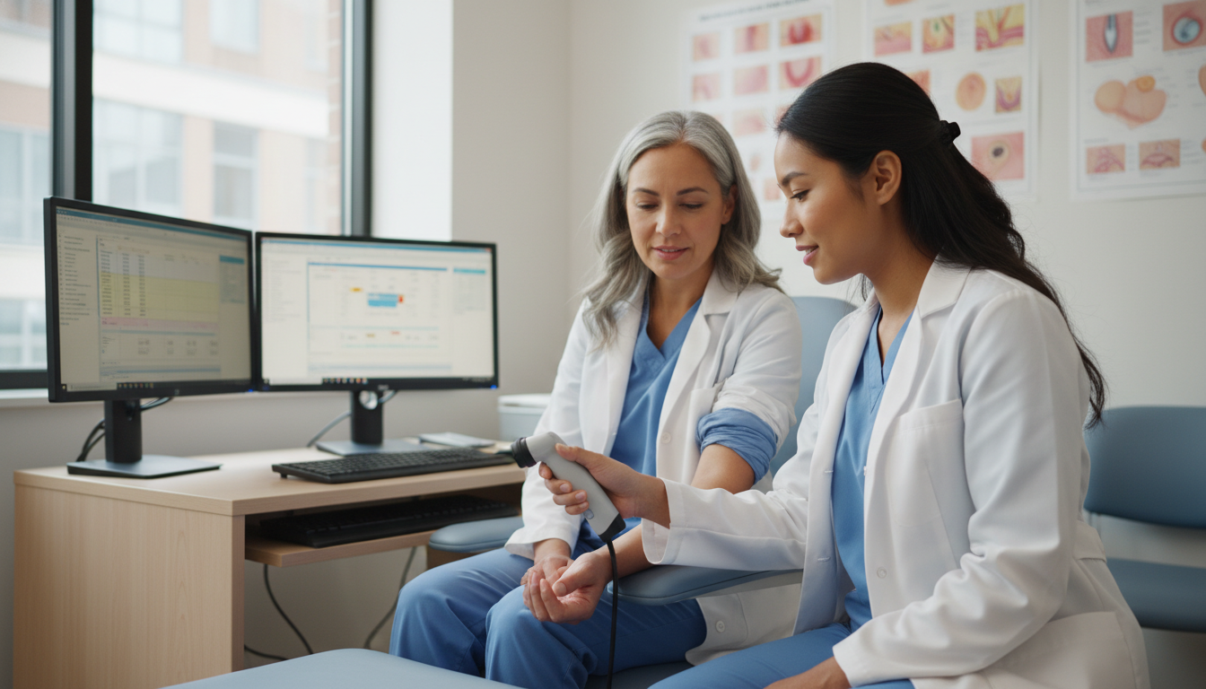 Dermatology attending and IMG student in outpatient clinic Dermatology attending and IMG student in outpatient clinic - US citizen IMG for Letters of Recommendation for US Citizen IMG