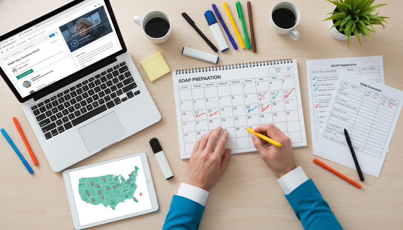 US citizen IMG mapping out SOAP preparation timeline - US citizen IMG for SOAP Preparation for US Citizen IMG in Dermatology