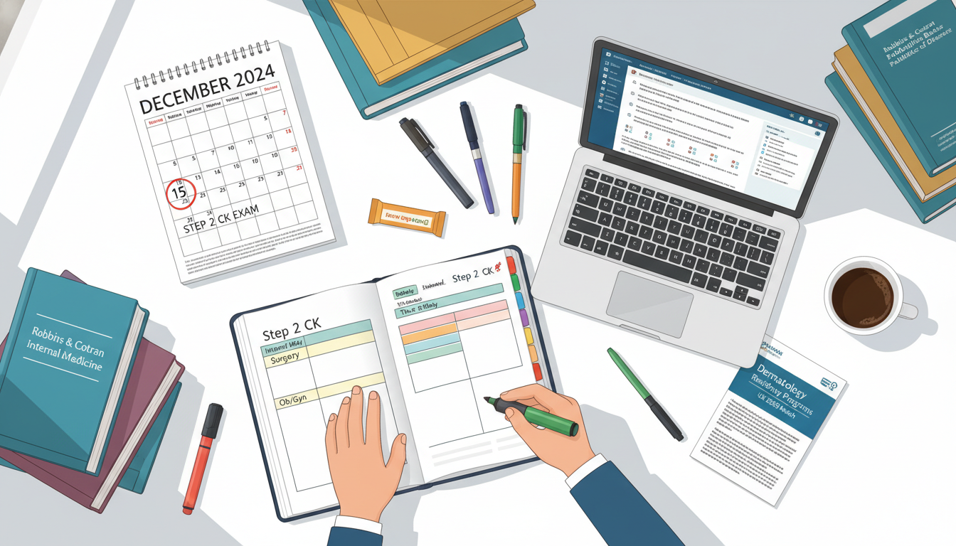 USMLE Step 2 CK Study Schedule Planning for Dermatology Residency USMLE Step 2 CK Study Schedule Planning for Dermatology Residency - US citizen IMG for USMLE Step 2 CK Preparation for US Cit