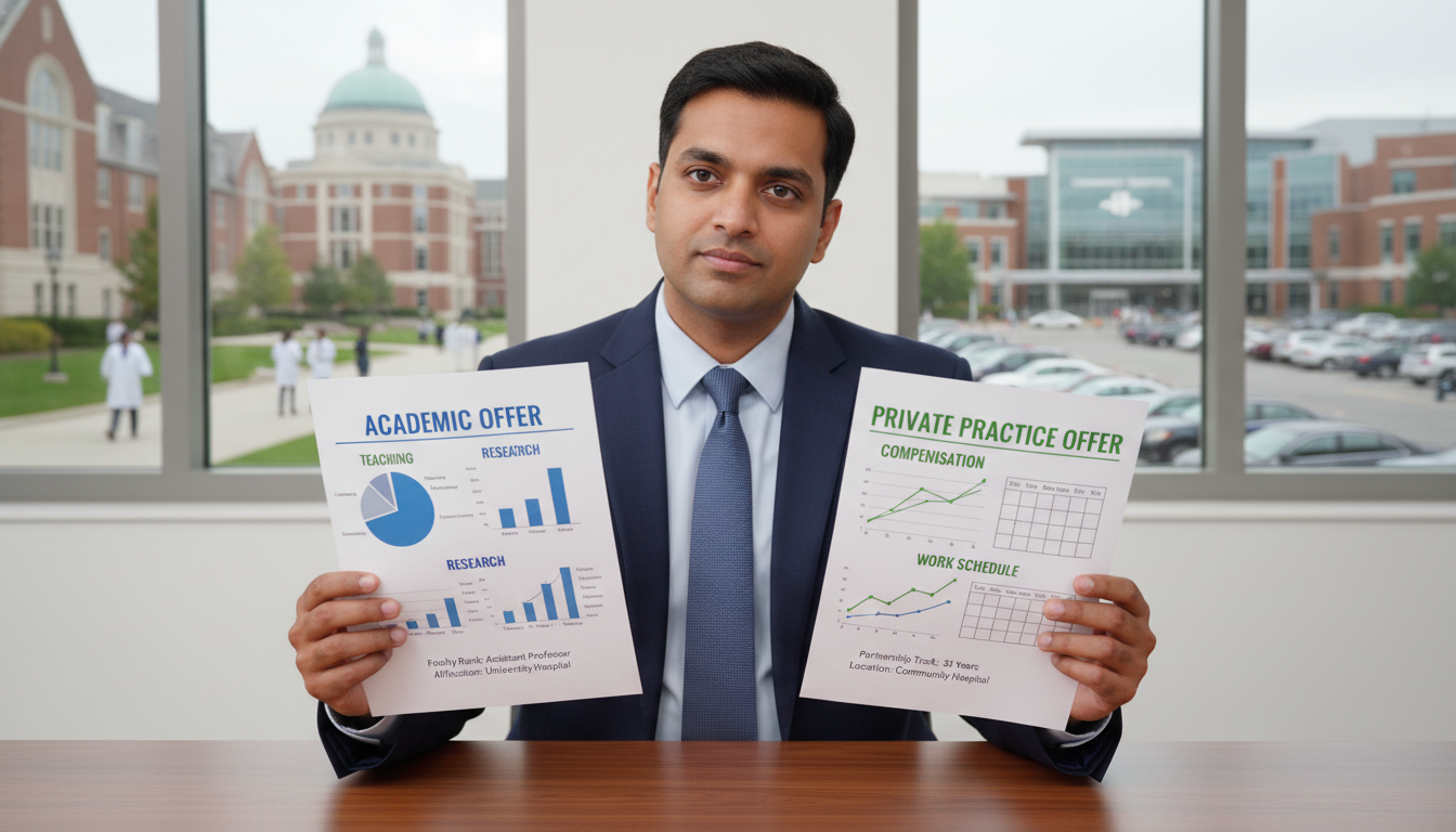 Emergency Medicine-Internal Medicine physician comparing academic and private practice compensation and career paths Emergency Medicine-Internal Medicine physician comparing academic and private practice compensation and career paths - US cit
