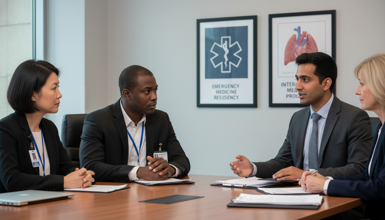 Medical residency interview panel with US citizen IMG candidate - US citizen IMG for Common Interview Questions for US Citize