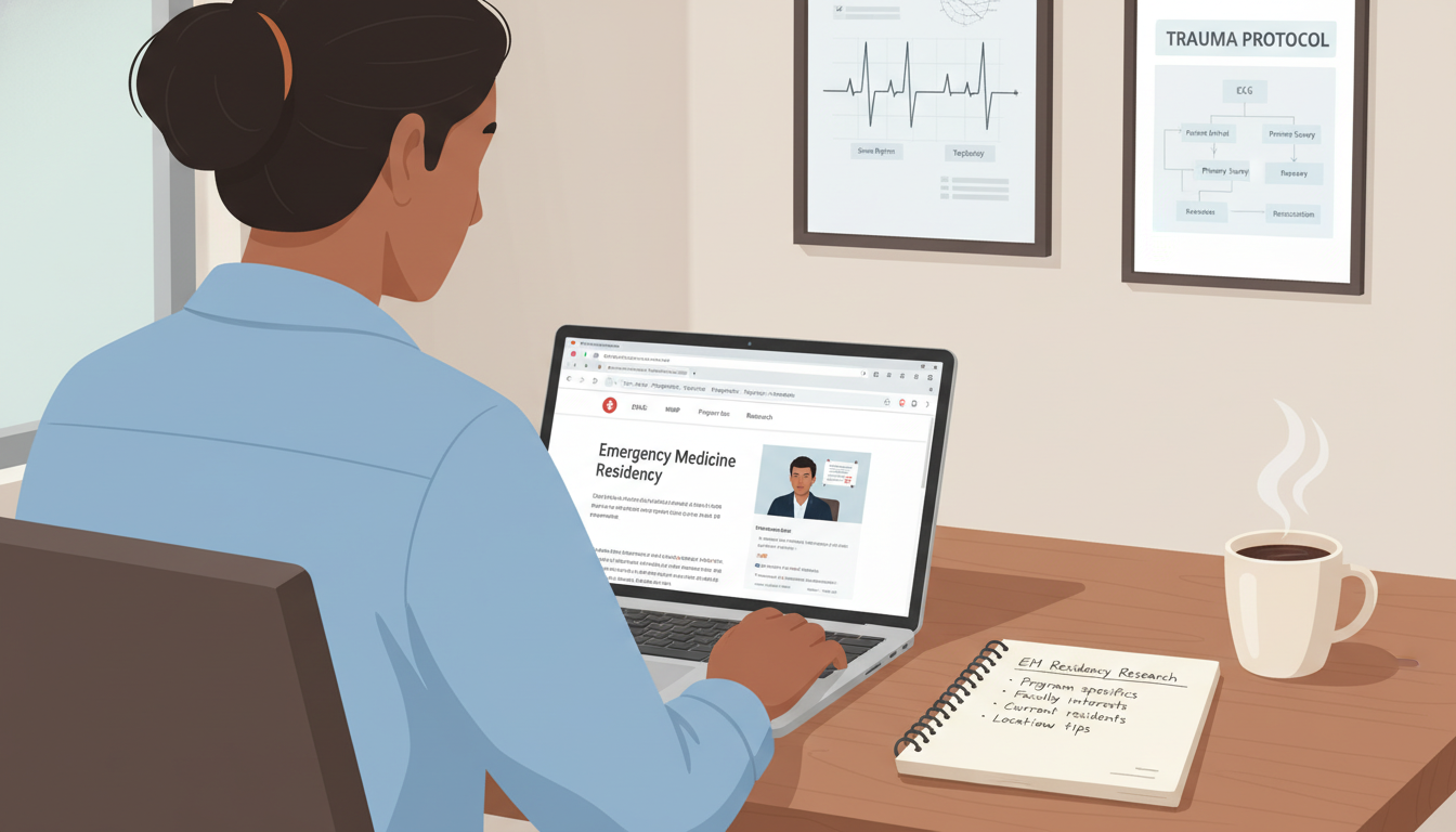 Medical graduate researching emergency medicine residency programs Medical graduate researching emergency medicine residency programs - US citizen IMG for Pre-Interview Preparation for US Citi