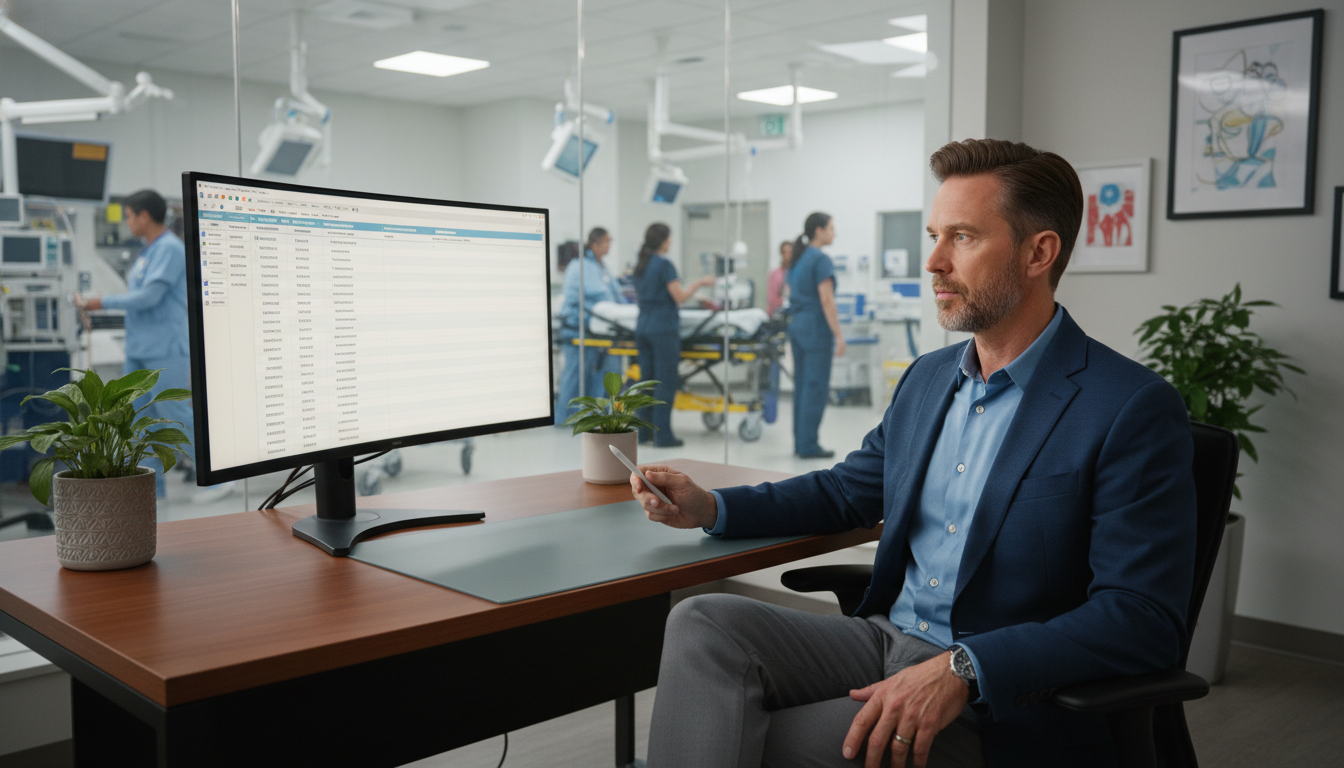 Emergency medicine residency program director reviewing emails from residency applicants on a computer Emergency medicine residency program director reviewing emails from residency applicants on a computer - US citizen IMG for P