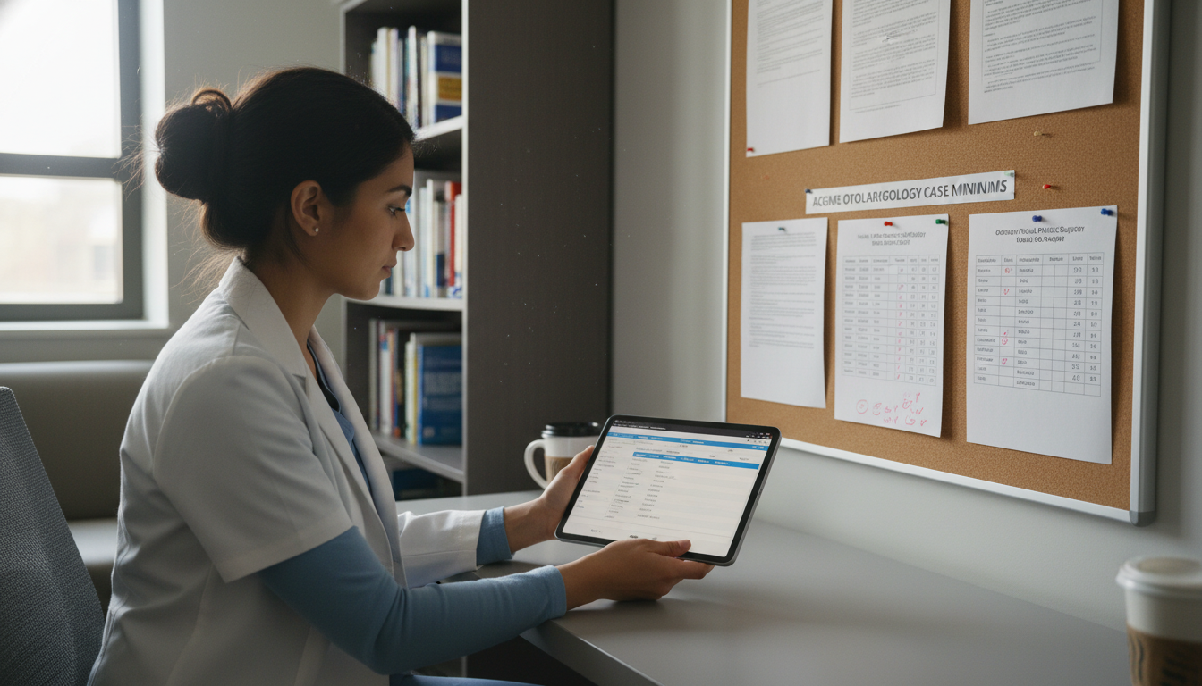 US citizen IMG otolaryngology resident tracking surgical case logs - US citizen IMG for Case Volume Evaluation for US Citizen