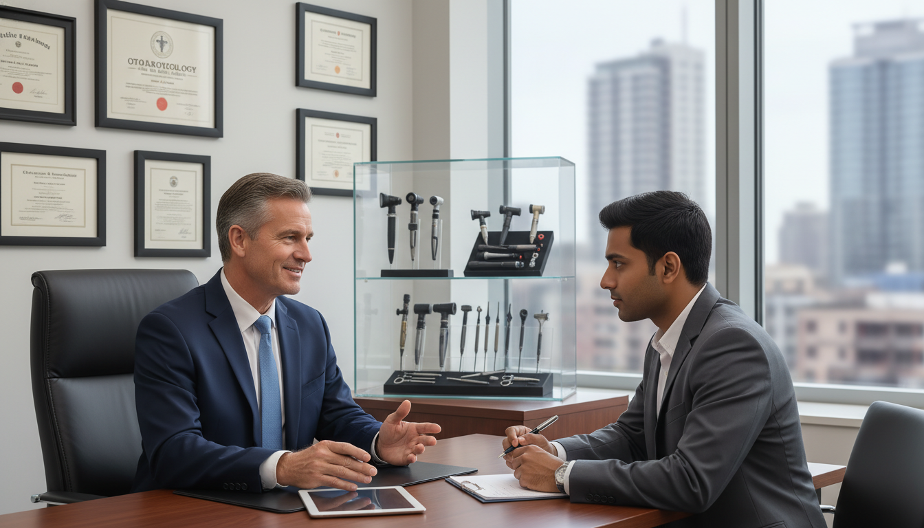 ENT program director speaking with international medical graduate applicant ENT program director speaking with international medical graduate applicant - US citizen IMG for Questions to Ask Programs fo