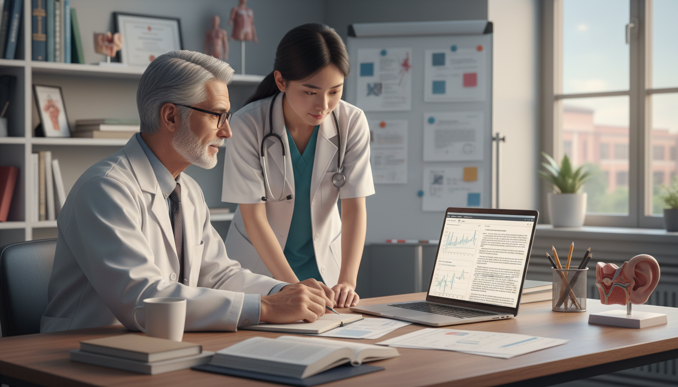 Otolaryngology mentor meeting with IMG student Otolaryngology mentor meeting with IMG student - US citizen IMG for Research Profile Building for US Citizen IMG in Otolaryng