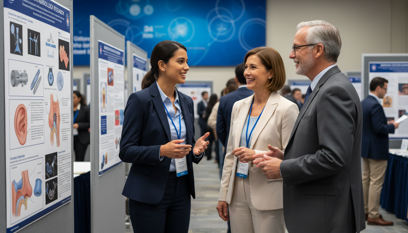 US citizen IMG networking with ENT faculty during a conference US citizen IMG networking with ENT faculty during a conference - US citizen IMG for Ultra-Competitive Specialty Strategy for