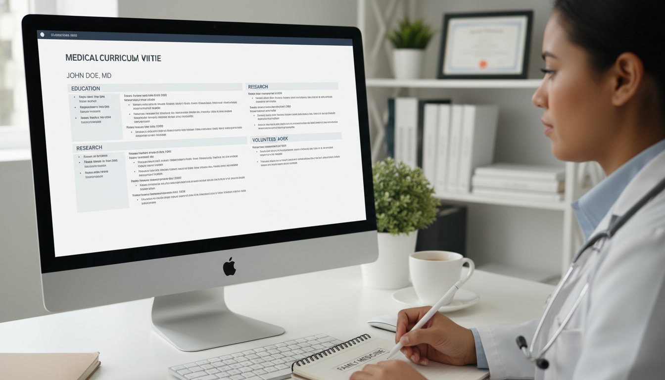 Structured Medical CV Layout for Family Medicine Residency Structured Medical CV Layout for Family Medicine Residency - US citizen IMG for CV Building for US Citizen IMG in Family Medi
