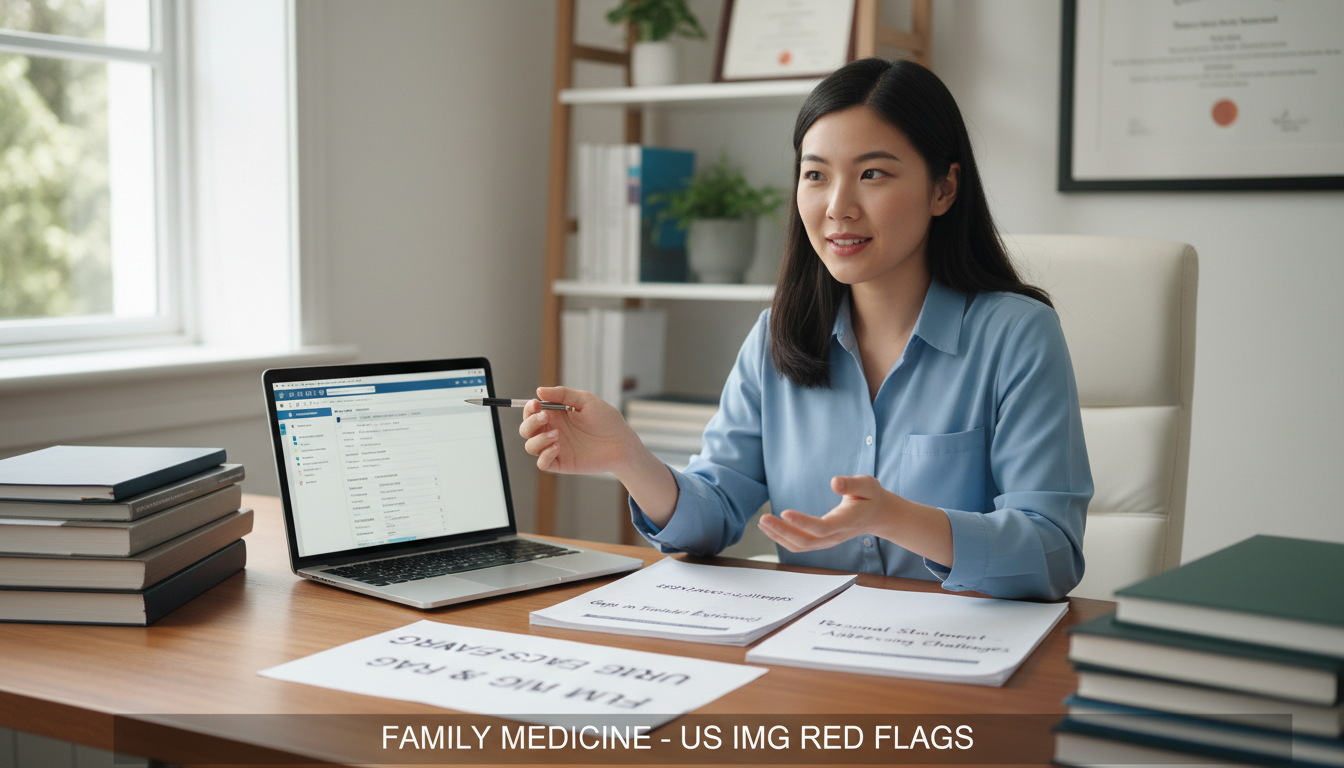 US Citizen IMG reviewing red flags and preparing residency application strategy US Citizen IMG reviewing red flags and preparing residency application strategy - US citizen IMG for Addressing Red Flags for