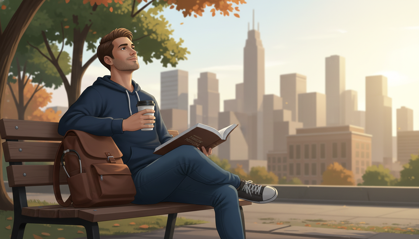 Family medicine resident enjoying time off outdoors Family medicine resident enjoying time off outdoors - US citizen IMG for Work-Life Balance Assessment for US Citizen IMG in F