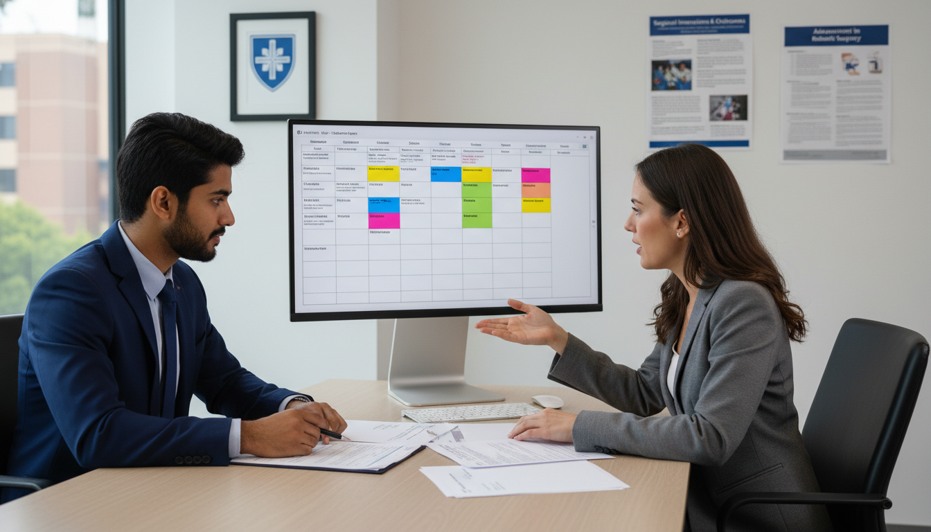 US citizen IMG meeting with surgery program coordinator about away rotation - US citizen IMG for Away Rotation Strategy for U
