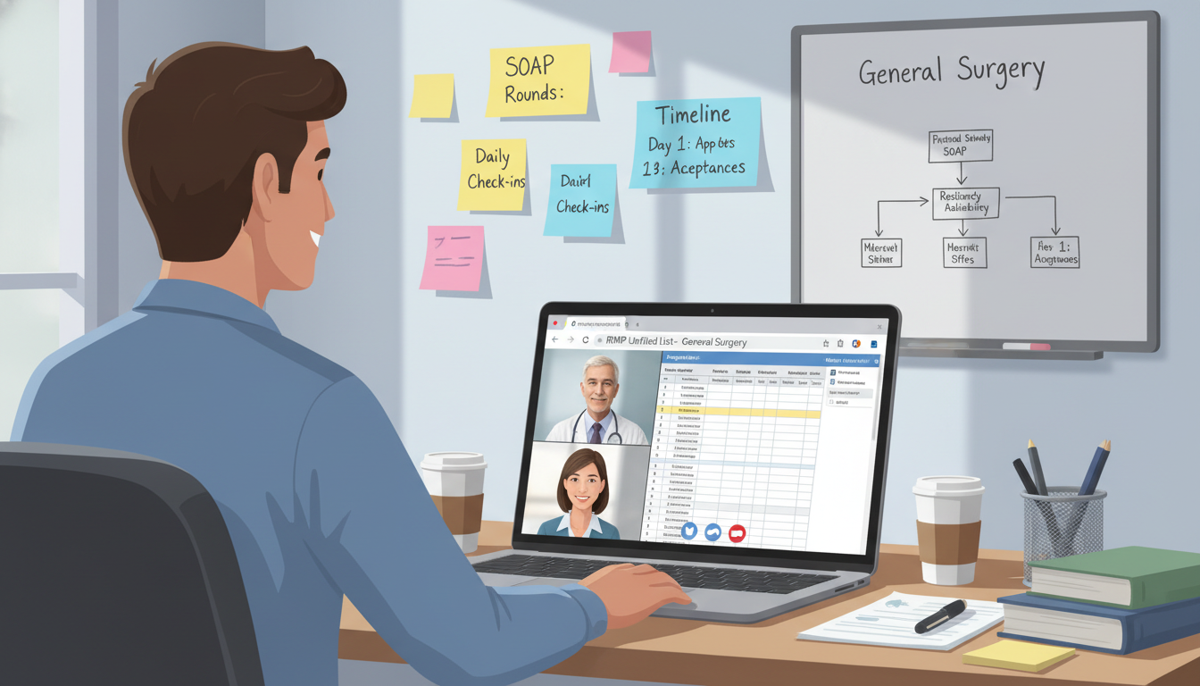 SOAP Match Week strategy session for a US citizen IMG - US citizen IMG for SOAP Preparation for US Citizen IMG in General Sur