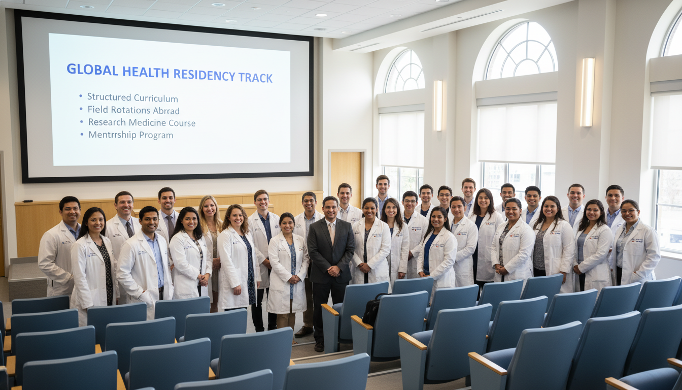 Residency program orientation showing diverse global health residents Residency program orientation showing diverse global health residents - US citizen IMG for Identifying Malignant Programs for