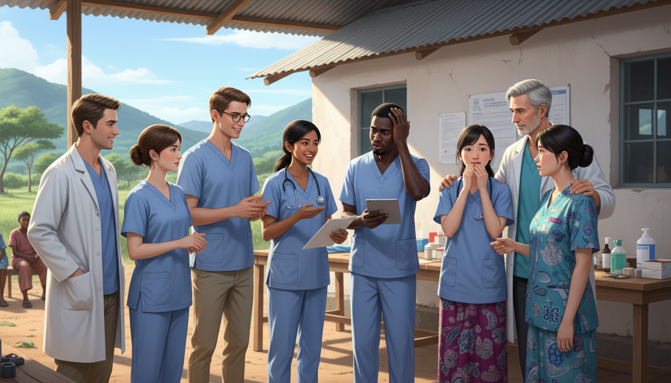 Global health residency team during international rotation Global health residency team during international rotation - US citizen IMG for Resident Turnover Warning Signs for US Citize