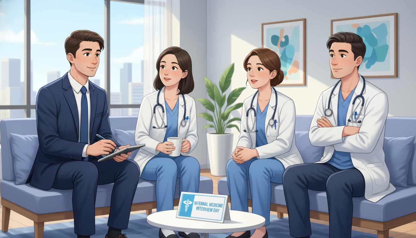 Residency interview day with applicant speaking privately to current residents Residency interview day with applicant speaking privately to current residents - US citizen IMG for Identifying Malignant Pro