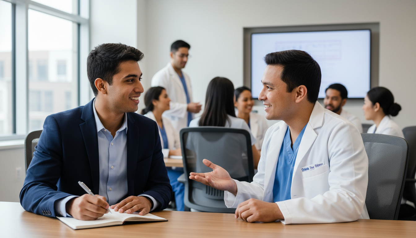 US citizen IMG asking questions during internal medicine residency interview day US citizen IMG asking questions during internal medicine residency interview day - US citizen IMG for Questions to Ask Progra