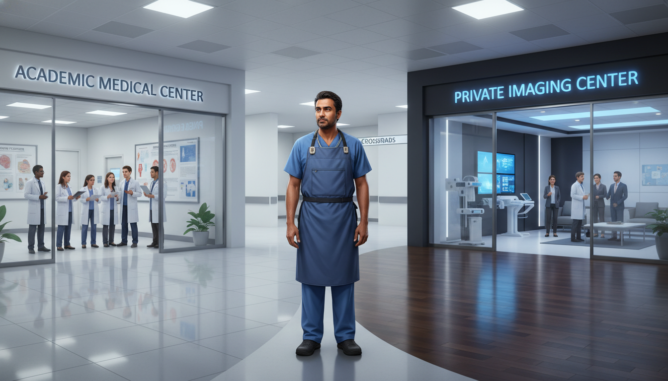 Choosing Between Academic Medicine and Private Practice in IR for US Citizen IMGs