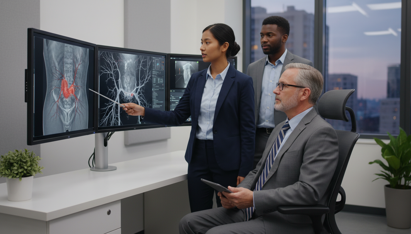 Interventional Radiology Resident Discussing Imaging Case - US citizen IMG for Common Interview Questions for US Citizen IMG