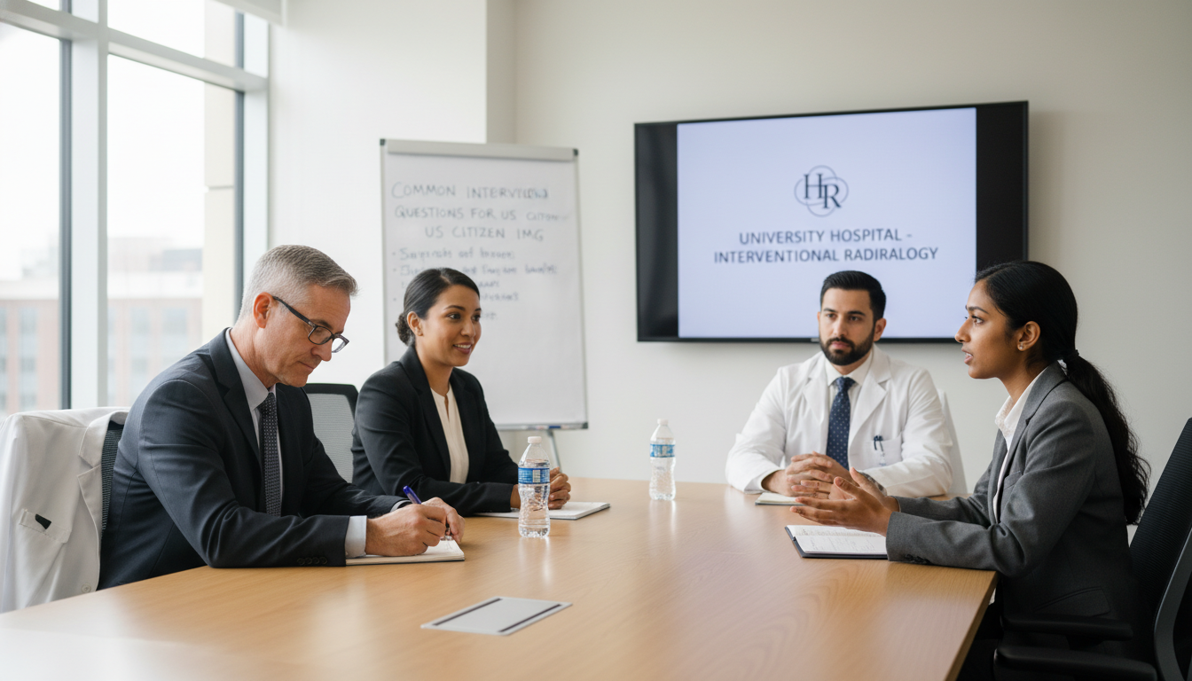 Medical Residency Behavioral Interview in Progress - US citizen IMG for Common Interview Questions for US Citizen IMG in Inte