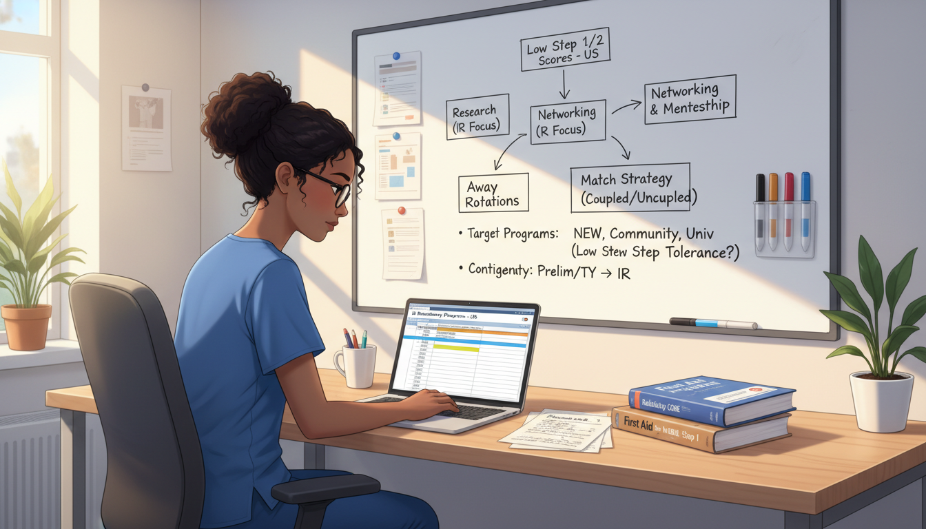 Low Step Score Strategies for US Citizen IMG in Interventional Radiology