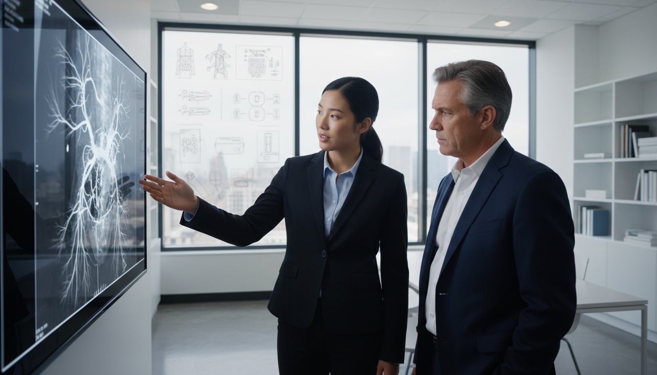 Interventional radiology resident speaking with program director Interventional radiology resident speaking with program director - US citizen IMG for Questions to Ask Programs for US Citize