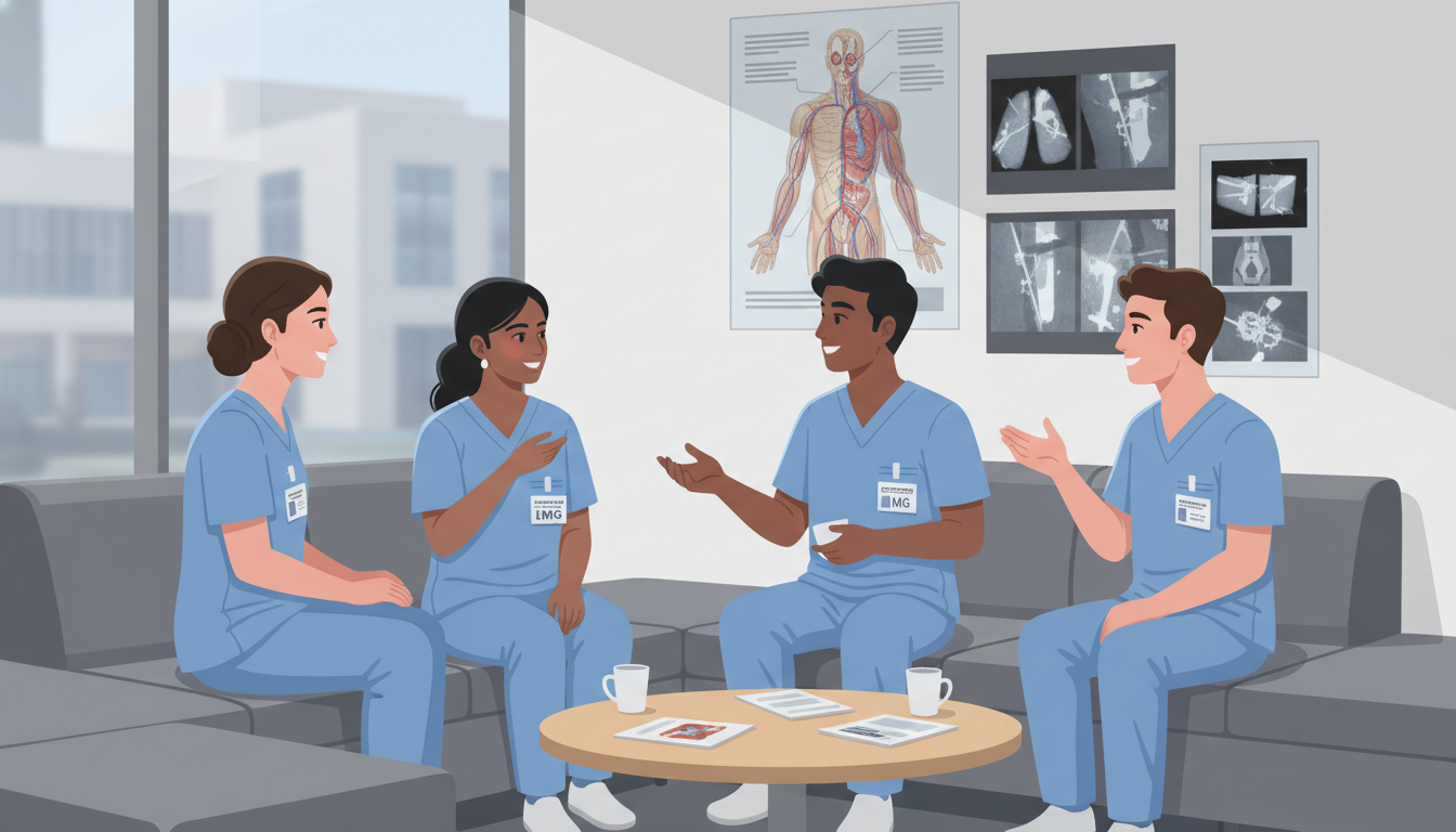 Interventional radiology residents discussing program culture and workload Interventional radiology residents discussing program culture and workload - US citizen IMG for Questions to Ask Programs for