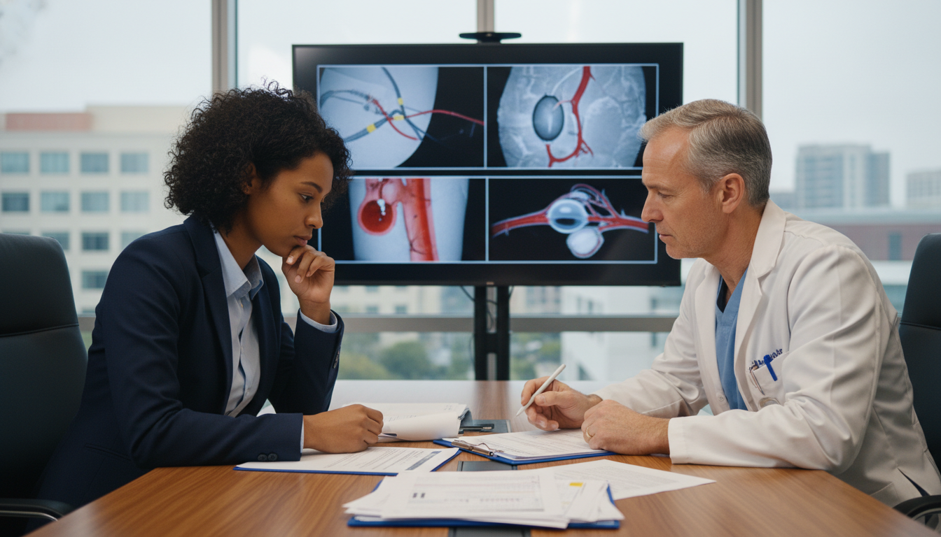 Interventional radiology applicant meeting with mentor to discuss red flags Interventional radiology applicant meeting with mentor to discuss red flags - US citizen IMG for Addressing Red Flags for US