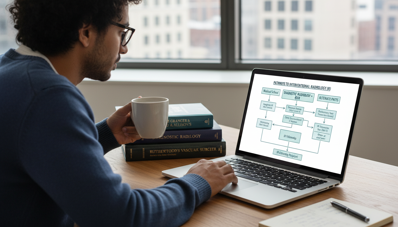 Flowchart of interventional radiology pathways through SOAP - US citizen IMG for SOAP Preparation for US Citizen IMG in Inter