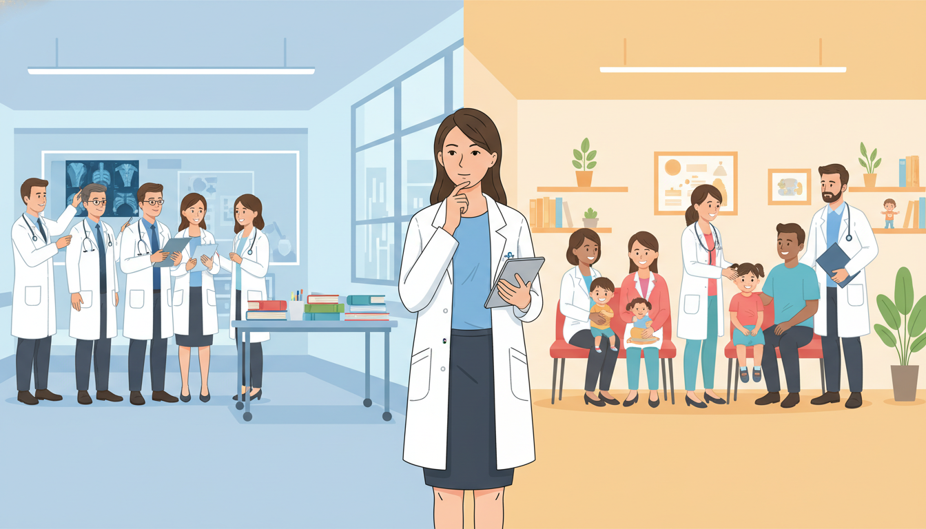 Choosing Between Academic and Private Practice in Med-Peds for US Citizen IMGs